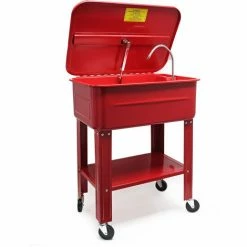 WILTEC Teilereiniger Teilewaschbecken Teilewäscher Teile Wanne Waschgerät Waschbecken 75,7L Mit Pumpe