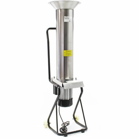 WILTEC Rollbarer Obsthäcksler Aus Edelstahl, 1100W 1,5PS 2800U/min Bis 1000 Kg/std. Kernobstschneidemühle 2 WILTEC Rollbarer Obsthäcksler Aus Edelstahl, 1100W 1,5PS 2800U/min Bis 1000 Kg/std. Kernobstschneidemühle – Bild 2