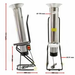 WILTEC Rollbarer Obsthäcksler Aus Edelstahl, 1100W 1,5PS 2800U/min Bis 1000 Kg/std. Kernobstschneidemühle 8 WILTEC Rollbarer Obsthäcksler Aus Edelstahl, 1100W 1,5PS 2800U/min Bis 1000 Kg/std. Kernobstschneidemühle -WILTEC SHOP 13189011 4