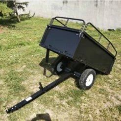 WILTEC Kippanhänger 200x78x94,5cm Mit Gitter Und Abnehmbaren Seitenwänden Universelle Anhängerverbindung -WILTEC SHOP 13455033 3