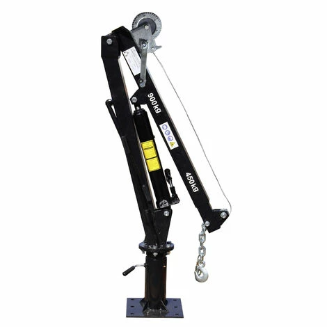 WILTEC Pickup Kran mit 900kg um 360° drehbar & Seilwinde, Standfuß, klappbar WILTEC Pickup Kran Mit 900kg Um 360° Drehbar & Seilwinde, Standfuß, Klappbar -WILTEC SHOP 14834891 2