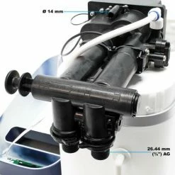 WILTEC Naturewater NW-SOFT-R1 500 L/h Wasserenthärtungsanlage Mit 10 Kg Soletank -WILTEC SHOP 15665907 4