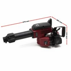 WILTEC Abbruchhammer 2.5 PS 55J Schlagstärke 1500 1/min Schlagzahl, Sechskantaufnahme, Mit 2 Meißeln -WILTEC SHOP 16780986 5