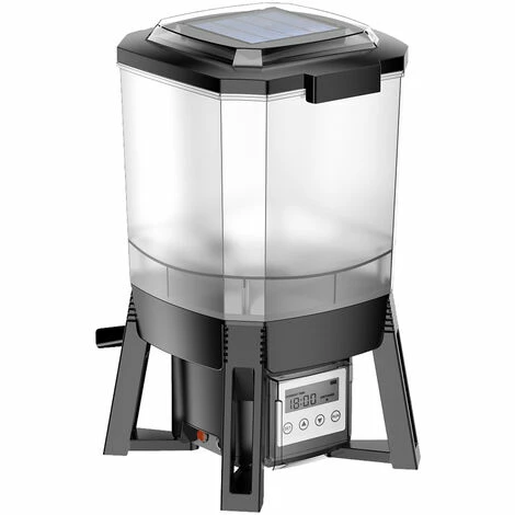WILTEC CFF-206 Fischfutterautomat Solar Programmierbar 1-6 Fütterungen Pro Tag 2 WILTEC CFF-206 Fischfutterautomat Solar Programmierbar 1-6 Fütterungen Pro Tag – Bild 2
