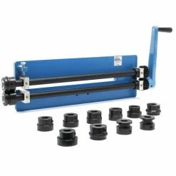 WILTEC Biegemaschine Sickenmaschine Zur Blechbearbeitung Mit Profilrollen Zur Herstellung Von Sicken Biegen