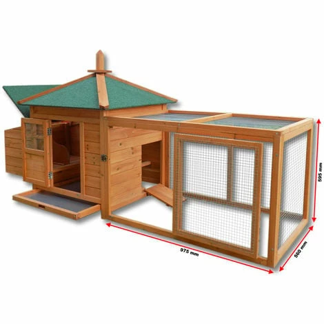 WILTEC Nagerhaus Hasenstall Hühnerstall Kleintierhaus Nistkasten Gehege Freilauf WILTEC Nagerhaus Hasenstall Hühnerstall Kleintierhaus Nistkasten Gehege Freilauf -WILTEC SHOP 2387885 2