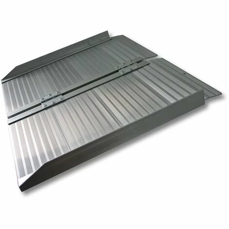 WILTEC Rollstuhl Rampe Rollstuhlrampe Aluminium Klappbar 150 Cm Bis 270 Kg Mobil Faltbar Flachrampe 1 WILTEC Rollstuhl Rampe Rollstuhlrampe Aluminium Klappbar 150 Cm Bis 270 Kg Mobil Faltbar Flachrampe