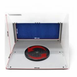 WILTEC Airbrush Zubehör Absauganlage 4m³/min Komplett Set Farbnebel Außenluft Und Ersatzfilter -WILTEC SHOP 2388297 5