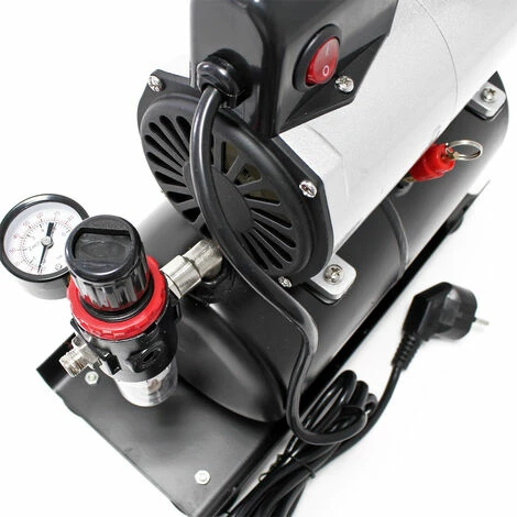 WILTEC Airbrush Kompressor AF186A Lufttank Einzylinderkompressor 4bar Abschaltautomatik WILTEC Airbrush Kompressor AF186A Lufttank Einzylinderkompressor 4bar Abschaltautomatik -WILTEC SHOP 2388549 4