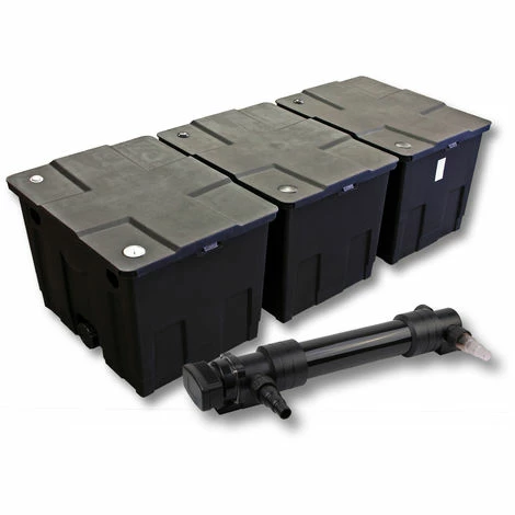 WILTEC SunSun 3-Kammer Filter Set Für 90000l Teich Mit 36W UVC 6er Teichklärer 1 WILTEC SunSun 3-Kammer Filter Set Für 90000l Teich Mit 36W UVC 6er Teichklärer