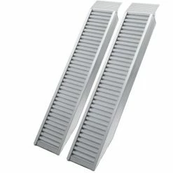 WILTEC 2x Auffahrrampe Für Motorrad ATV Aus Aluminium 161 Cm Lang Bis Zu 4050 Kg