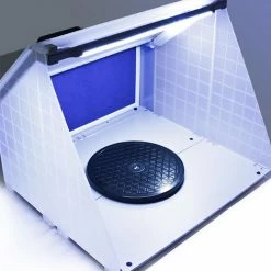 Alternative view of WILTEC Airbrush Zubehör Absauganlage 4m³ / Min Filter Farbnebel Beleuchtet