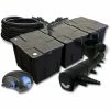 WILTEC SunSun Filter Set Für 90000l Teich Mit 72W Teichklärer Und 100W ECO Pumpe 25m Schlauch Skimmer SK40