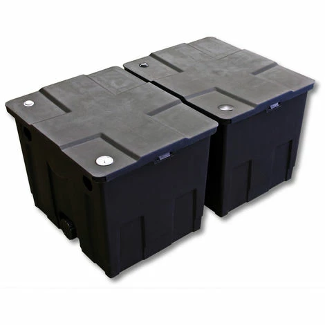 WILTEC SunSun Filter Set Für 60000l Teich Mit 24W Teichklärer Und 100W ECO Pumpe 25m Schlauch Skimmer SK30 2 WILTEC SunSun Filter Set Für 60000l Teich Mit 24W Teichklärer Und 100W ECO Pumpe 25m Schlauch Skimmer SK30 – Bild 2
