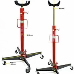 WILTEC Mobiler Getriebeheber Motorheber 500kg Tragkraft Motorenheber Lifter Motoren Motorständer Motor -WILTEC SHOP 2390111 5