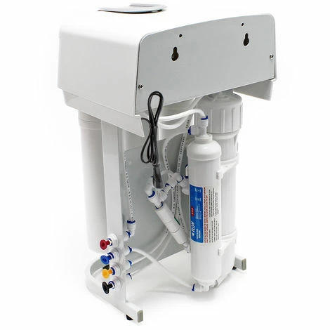 WILTEC Naturewater 5 Stufen Umkehrosmose 180 L/Tag Mit Pumpe Rahmen Druckanzeige Und Staubdichtem Gehäuse 2 WILTEC Naturewater 5 Stufen Umkehrosmose 180 L/Tag Mit Pumpe Rahmen Druckanzeige Und Staubdichtem Gehäuse – Bild 2