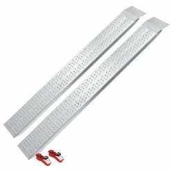 WILTEC 2x Auffahrrampe Für Motorrad ATV Aus Aluminium 160 Cm Lang Bis Zu 540 Kg