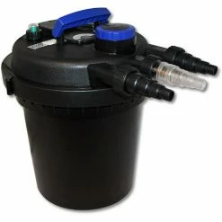 Alternative view of WILTEC SunSun Druckteichfilter Set Für 6000l Mit 11W UVC Und 10W ECO Pumpe 25m Schlauch Skimmer CSP-250