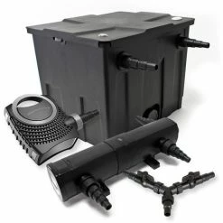 WILTEC Filter Set 12000l Teich 36W Teichklärer NEO8000 70W Pumpe