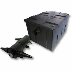 WILTEC Set SunSun: 60000l Bio Teichfilter 24W UVC Teichklärer