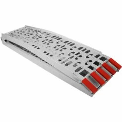 WILTEC Auffahrrampe Motorrad ATV Quad Faltbar Aluminium Auffahrschiene Fahrrampe Laderampe 226cm 410kg