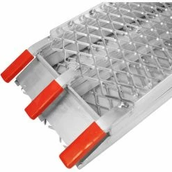 WILTEC 2x Auffahrrampe Motorrad ATV Faltbar Aluminium Auffahrschiene Fahrrampe Laderampe 226cm 680kg -WILTEC SHOP 2554935 4