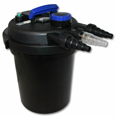 WILTEC Druckfilter Set 6000l 11W UVC Teichklärer 25m Schlauch 70W Teichpumpe Springbrunnenpumpe 2 WILTEC Druckfilter Set 6000l 11W UVC Teichklärer 25m Schlauch 70W Teichpumpe Springbrunnenpumpe – Bild 2