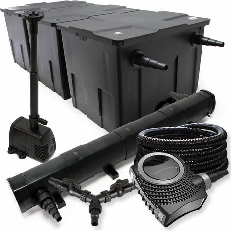WILTEC SunSun Filter Set Für 90000l Teich 72W Teichklärer NEO8000 70W Pumpe 25m Schlauch Springbrunnen 1 WILTEC SunSun Filter Set Für 90000l Teich 72W Teichklärer NEO8000 70W Pumpe 25m Schlauch Springbrunnen