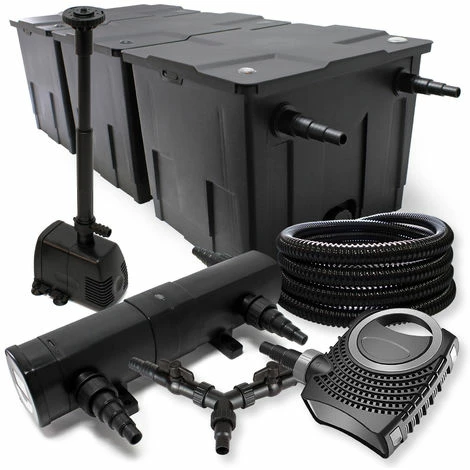 WILTEC SunSun Filter Set Für 90000l Teich 36W Teichklärer NEO8000 70W Pumpe 25m Schlauch Springbrunnen 1 WILTEC SunSun Filter Set Für 90000l Teich 36W Teichklärer NEO8000 70W Pumpe 25m Schlauch Springbrunnen