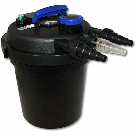 WILTEC Druckfilter Set 6000l 11W UVC Teichklärer 65W Teichpumpe Springbrunnenpumpe Skimmer 30 2 WILTEC Druckfilter Set 6000l 11W UVC Teichklärer 65W Teichpumpe Springbrunnenpumpe Skimmer 30 – Bild 2