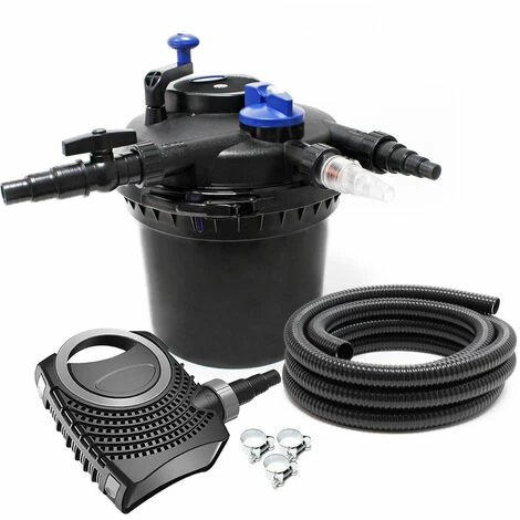 WILTEC SunSun CPF-5000 SET Bis 8000l 11W UVC NEO6000 Pumpe Schlauch Teichfilterset 1 WILTEC SunSun CPF-5000 SET Bis 8000l 11W UVC NEO6000 Pumpe Schlauch Teichfilterset