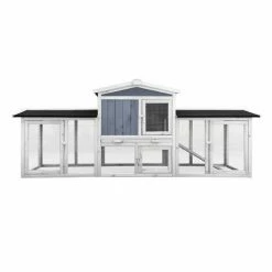 WILTEC Kaninchenstall Hasenstall Freilauf Kaninchenkäfig Hasenkäfig Käfig Hase Kaninchen