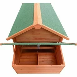 WILTEC Hühnerstall Mit Freilauf Und Erhöhtem Unterschlupf, Aus Fichtenholz Mit Bitumendach 1710x800x1100 Mm 7 WILTEC Hühnerstall Mit Freilauf Und Erhöhtem Unterschlupf, Aus Fichtenholz Mit Bitumendach 1710x800x1100 Mm -WILTEC SHOP 4072541 3