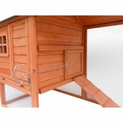 WILTEC Hühnerstall Mit Freilauf Und Erhöhtem Unterschlupf, Aus Fichtenholz Mit Bitumendach 1710x800x1100 Mm 8 WILTEC Hühnerstall Mit Freilauf Und Erhöhtem Unterschlupf, Aus Fichtenholz Mit Bitumendach 1710x800x1100 Mm -WILTEC SHOP 4072541 4