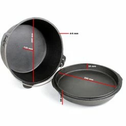 WILTEC Dutch Oven 10l Mit Untersetzer Und Deckelheber, Kochtopf Aus Gusseisen Für Lagerfeuer Und Camping 8 WILTEC Dutch Oven 10l Mit Untersetzer Und Deckelheber, Kochtopf Aus Gusseisen Für Lagerfeuer Und Camping -WILTEC SHOP 46681949 4