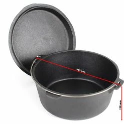 WILTEC Dutch Oven 10l Mit Untersetzer Und Deckelheber, Kochtopf Aus Gusseisen Für Lagerfeuer Und Camping 9 WILTEC Dutch Oven 10l Mit Untersetzer Und Deckelheber, Kochtopf Aus Gusseisen Für Lagerfeuer Und Camping -WILTEC SHOP 46681949 5