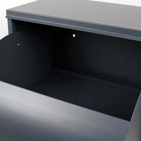 WILTEC Paketbox Grau 41x22x75cm Standbriefkasten Paketkasten für Zuhause Postbox Pakete und Briefe WILTEC Paketbox Grau 41x22x75cm Standbriefkasten Paketkasten Für Zuhause Postbox Pakete Und Briefe -WILTEC SHOP 50878392 5
