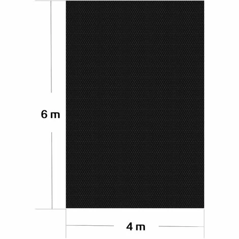 WILTEC Pool Solarfolie 4x6m Schwarz Poolabdeckung Solarplane Poolheizung 4 WILTEC Pool Solarfolie 4x6m Schwarz Poolabdeckung Solarplane Poolheizung – Bild 4
