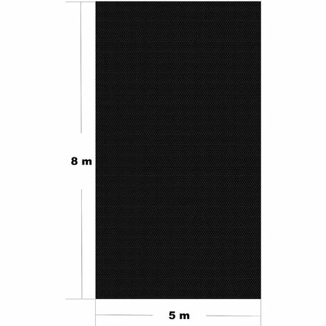 WILTEC Pool Solarfolie 5x8m Schwarz Poolabdeckung Solarplane Poolheizung 4 WILTEC Pool Solarfolie 5x8m Schwarz Poolabdeckung Solarplane Poolheizung – Bild 4
