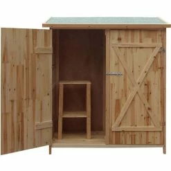 WILTEC XXL Holz Gerätehaus Geräteschuppen Gartenschrank Geräteschrank Gartenhaus -WILTEC SHOP 5623066 4