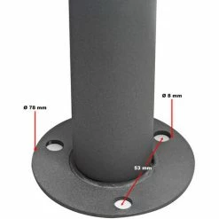 WILTEC Briefkasten Set Wandbriefkasten V17 Anthrazit Pulverbeschichtet Einfach -WILTEC SHOP 7968827 5